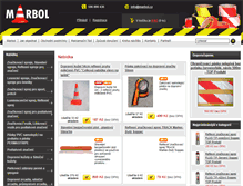 Tablet Screenshot of marbol.cz